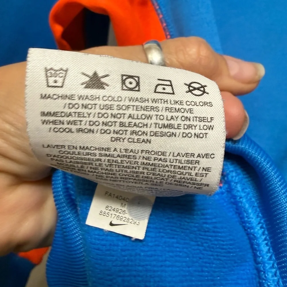 Nike Blue Hoodie Boy’s Medium Sweatshirt 0128